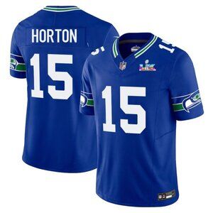 Mens or Youths Choose Tory Horton Super Bowl LX Stitched Jersey Royal Vapor